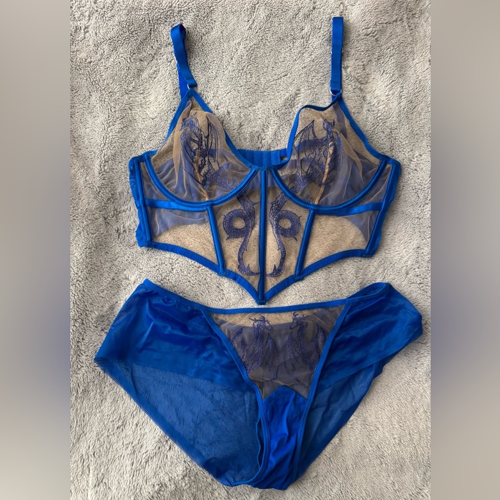 Thistle & Spire Lapis Dracona Bra and Panties Set